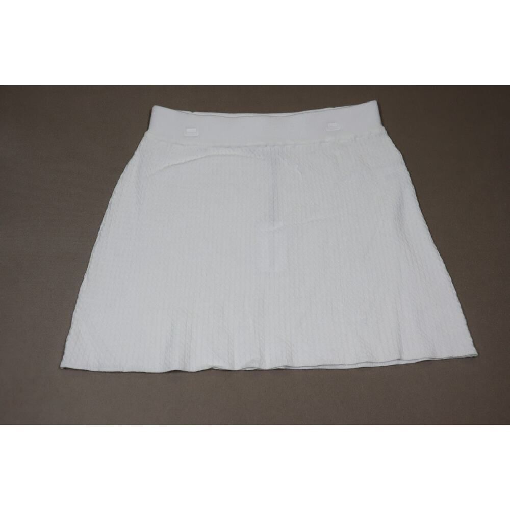 WeWoreWhat Optic White Cable Knit Skirt Size L